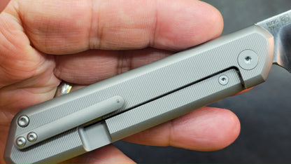 Artisan Cutlery IO Gray Titanium Handles S90V Blade