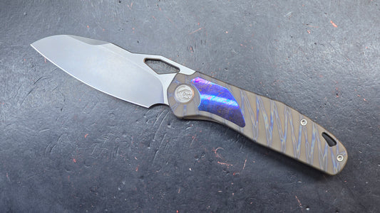 KB Sudden Titanium/Purple Timascus Handlle CPM 20CV