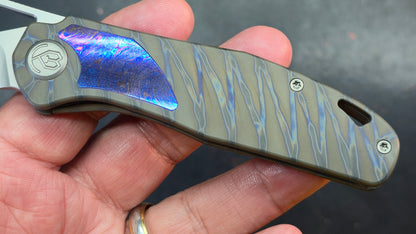 KB Sudden Titanium/Purple Timascus Handlle CPM 20CV