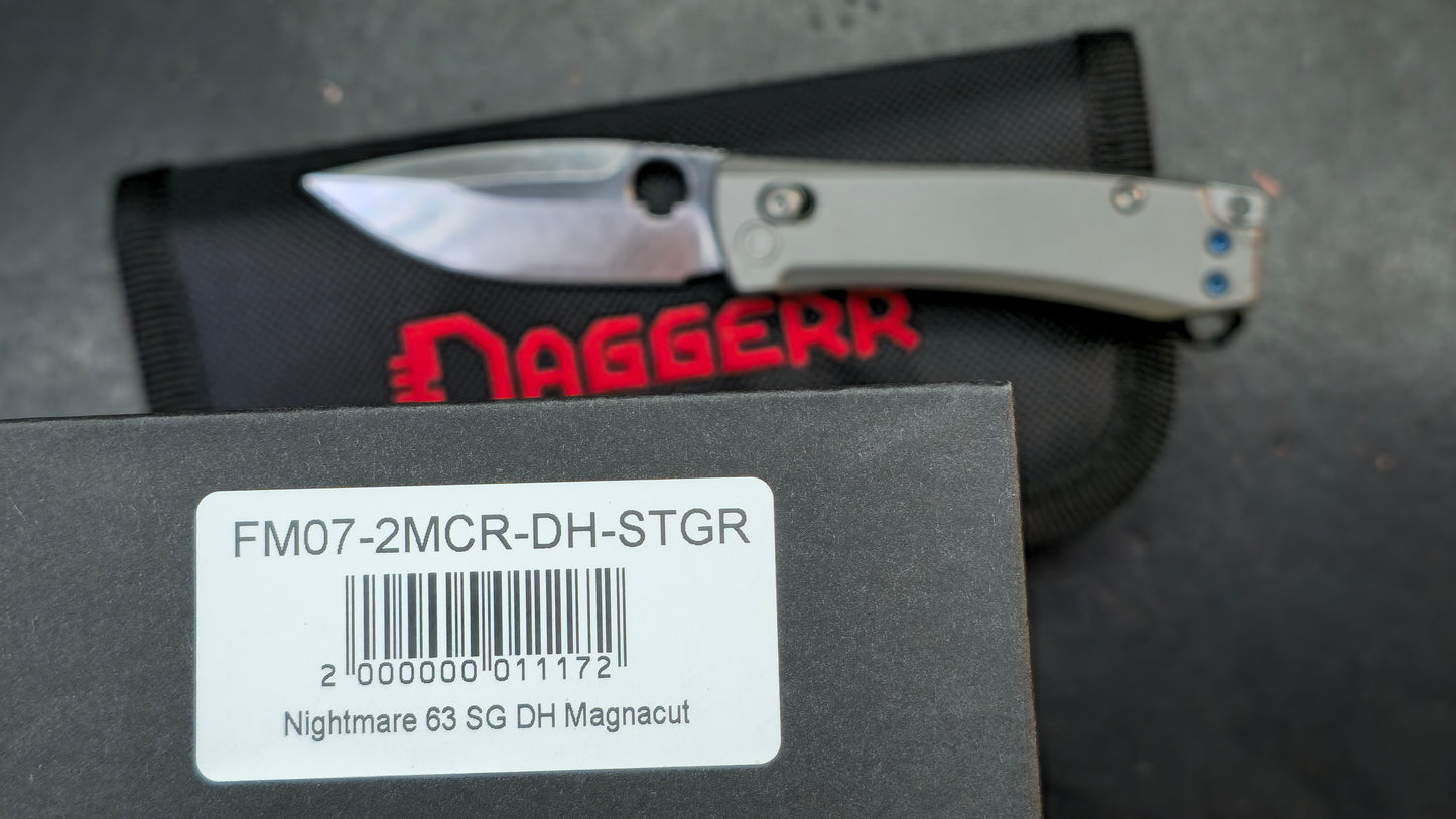 Daggerr Knives Nightmare X-Lock Titanium Magnacut