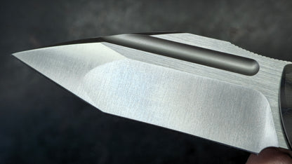 KB Knives Navigator Folding Knife Flamed Titanium Handle M390