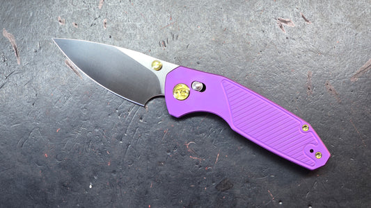 KB Aero Air Purple Titanium Handle M390