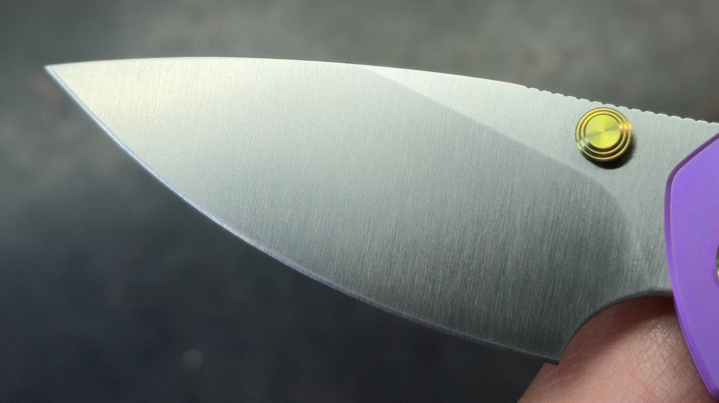 KB Aero Air Purple Titanium Handle M390