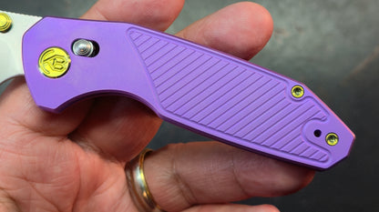 KB Aero Air Purple Titanium Handle M390