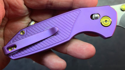 KB Aero Air Purple Titanium Handle M390