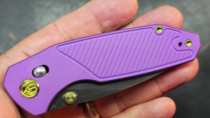 KB Aero Air Purple Titanium Handle M390