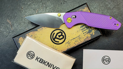 KB Aero Air Purple Titanium Handle M390
