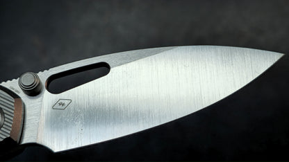 KB Sear Gray / Flame Titanium Handle Satin S90V