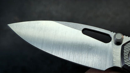 KB Sear Gray / Flame Titanium Handle Satin S90V