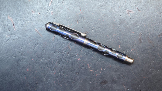 TWOSUN PEN20 Anodized Titanium / Carbon Fiber Glass Breaker