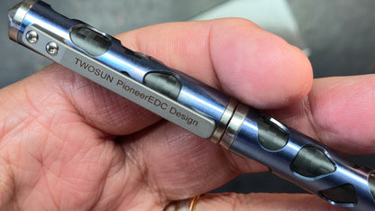 TWOSUN PEN20 Anodized Titanium / Carbon Fiber Glass Breaker