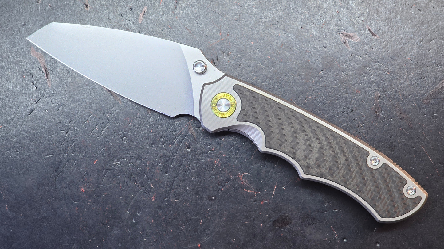TWOSUN TS585 Titanium / Carbon Fiber Handle YJ01-V1
