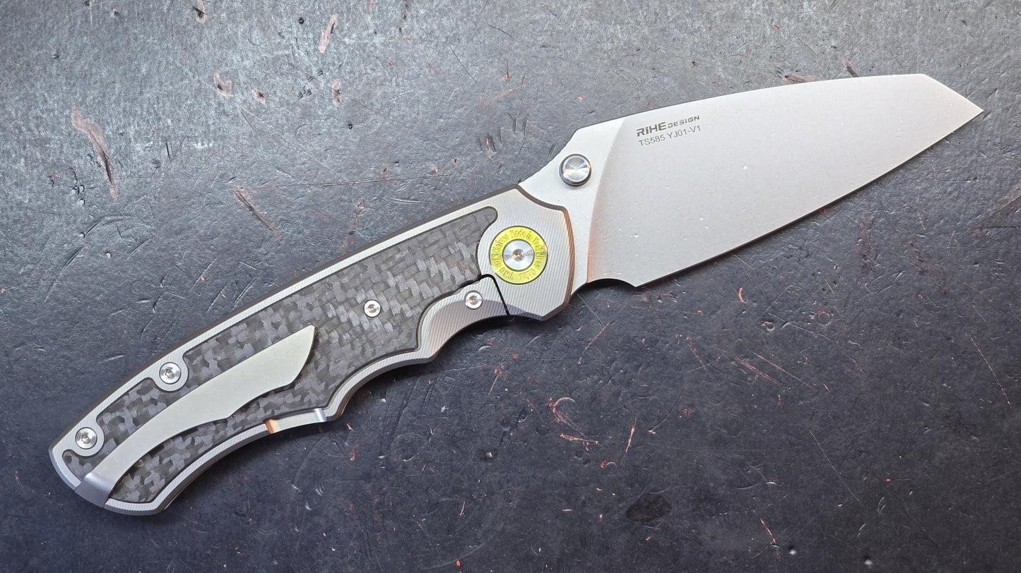 TWOSUN TS585 Titanium / Carbon Fiber Handle YJ01-V1