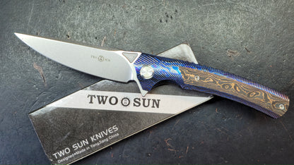 TWOSUN TS81 Titanium ZIRCUTI Carbon Fiber M390