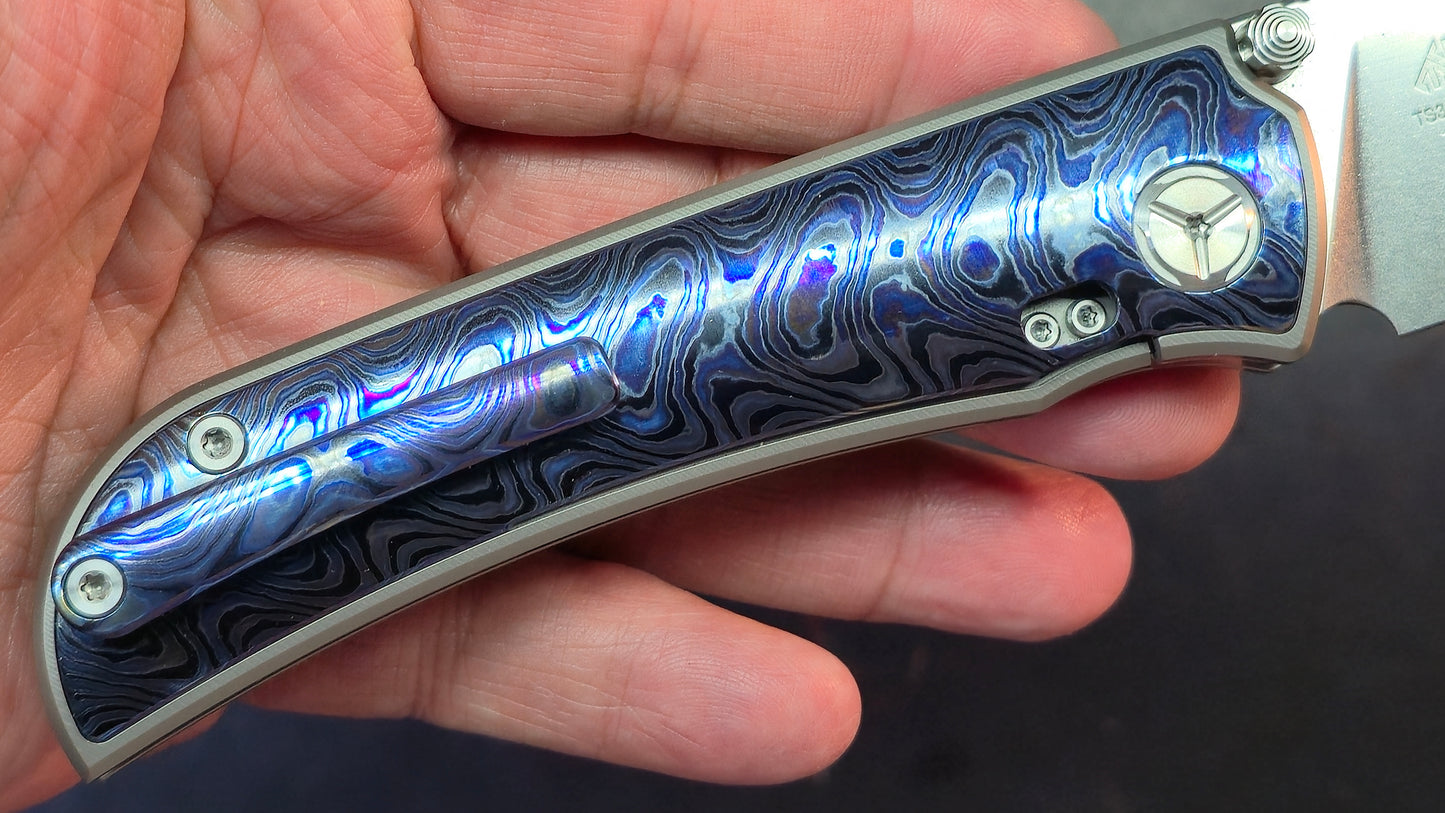 TWOSUN TS301 Titanium / Zircuti M390