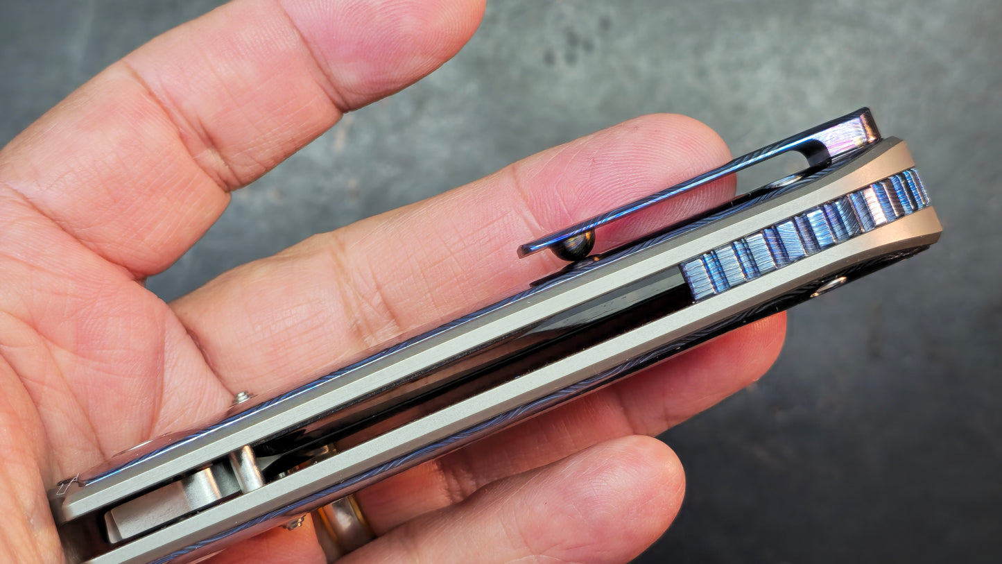 TWOSUN TS301 Titanium / Zircuti M390