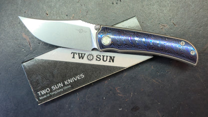 TWOSUN TS301 Titanium / Zircuti M390