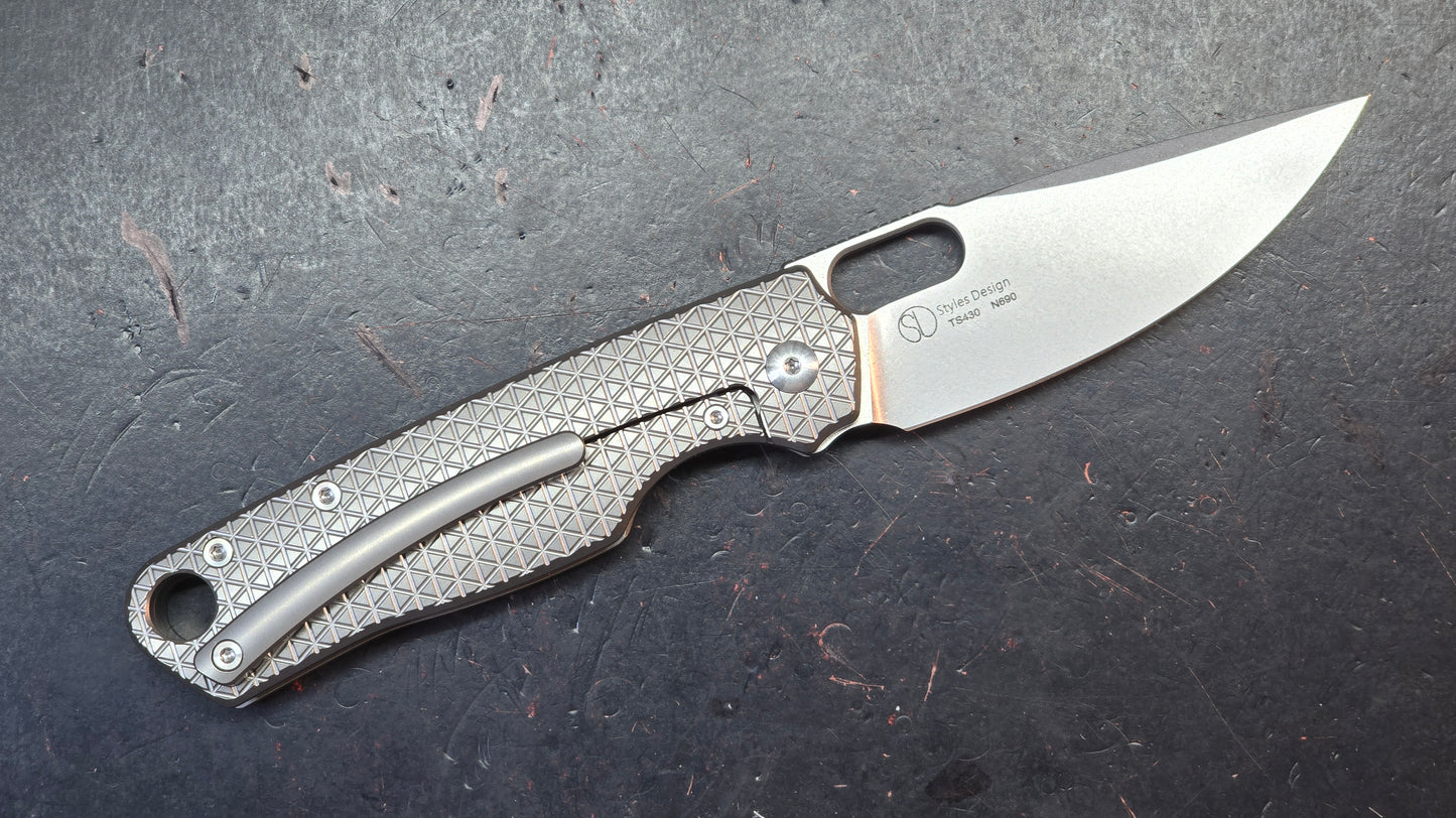 TWOSUN TS430 Titanium Handle N690