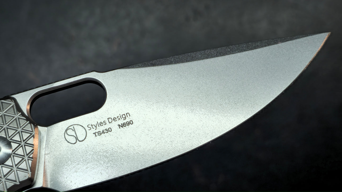 TWOSUN TS430 Titanium Handle N690