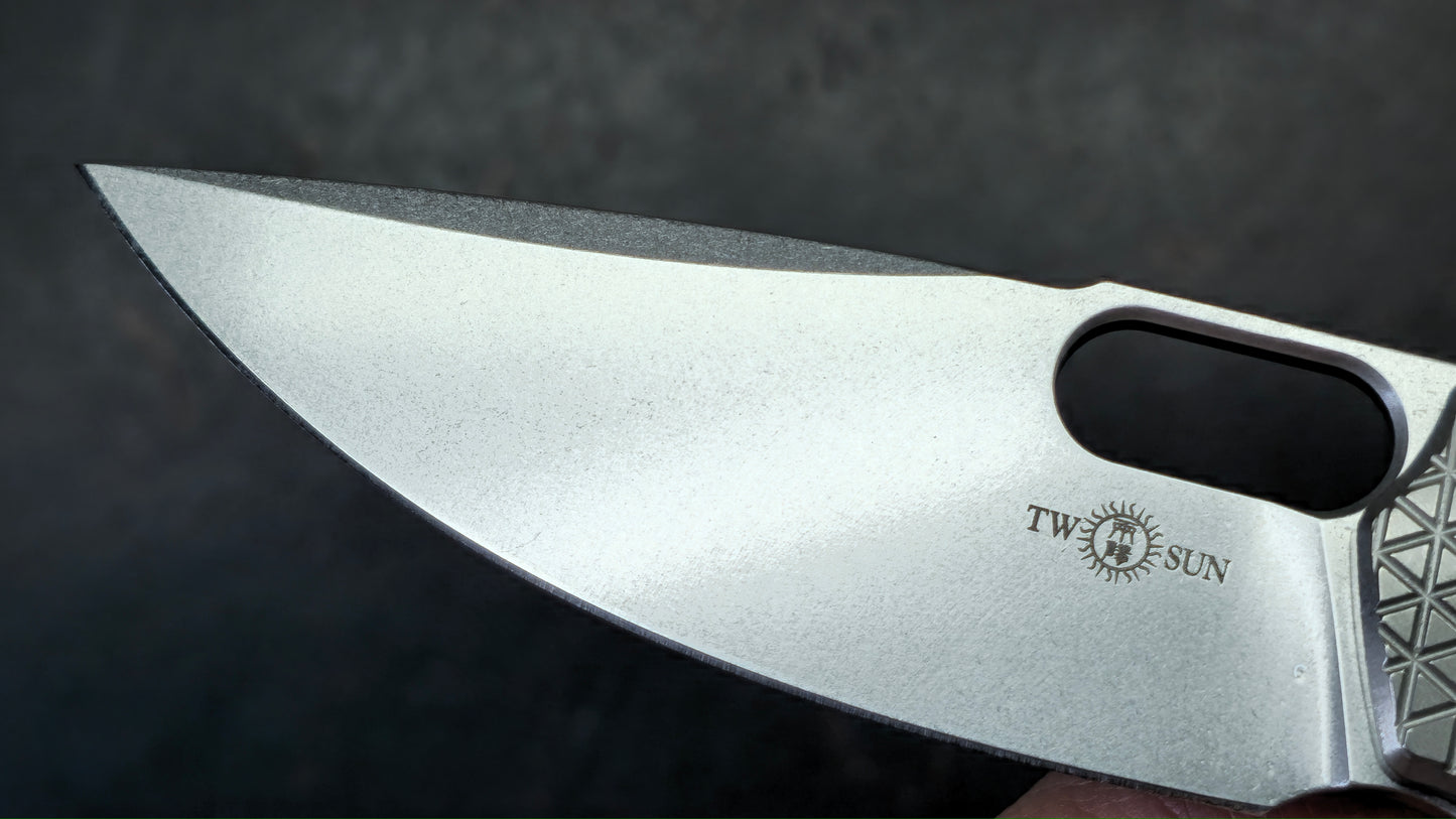 TWOSUN TS430 Titanium Handle N690