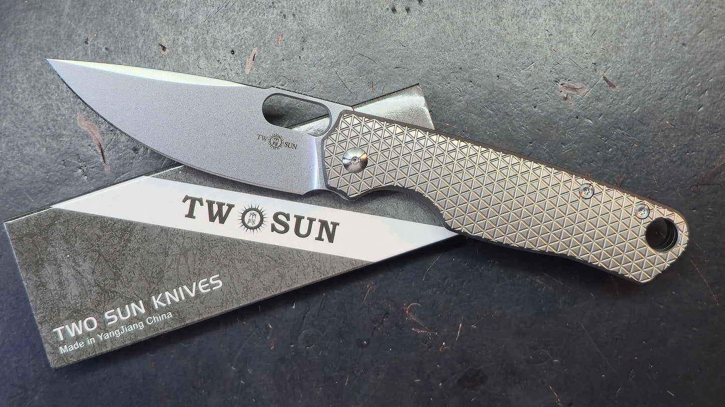 TWOSUN TS430 Titanium Handle N690