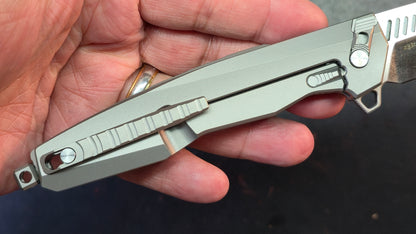 TWOSUN TS88 Tenon Mortise (NO SCREWS) Titanium M390