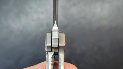 TWOSUN TS88 Tenon Mortise (NO SCREWS) Titanium M390