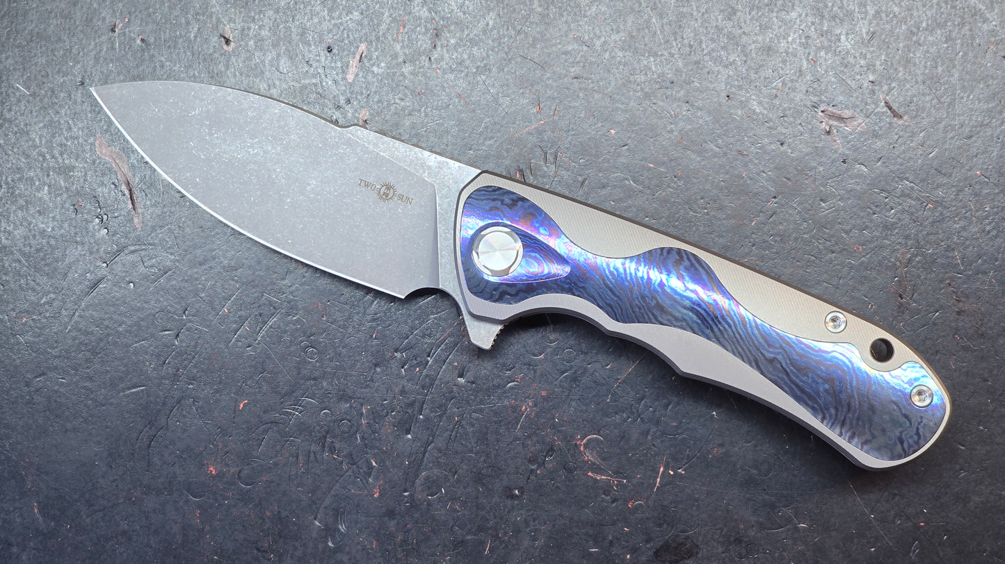 TwoSun TS511 Titanium / Timascus M390