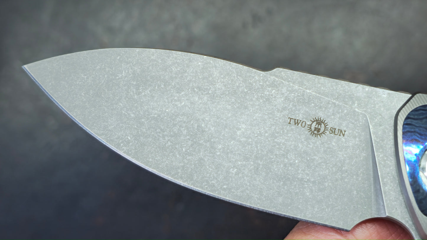 TwoSun TS511 Titanium / Timascus M390