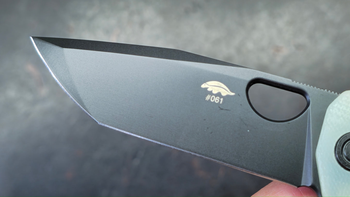 Honey Badger Limited Edition Medium Tanto G10 DLC 14C28N