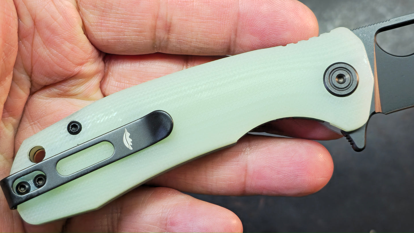 Honey Badger Limited Edition Medium Tanto G10 DLC 14C28N