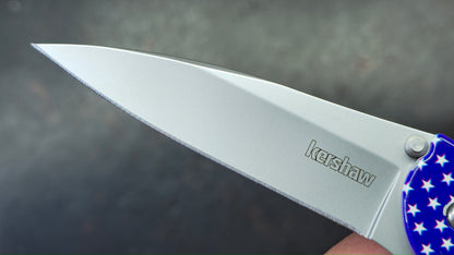 Kershaw Leek (SECOND XXXX) USA Flag Aluminum Handle 14C28N (Copy)