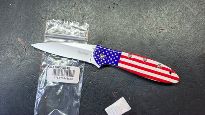 Kershaw Leek (SECOND XXXX) USA Flag Aluminum Handle 14C28N (Copy)