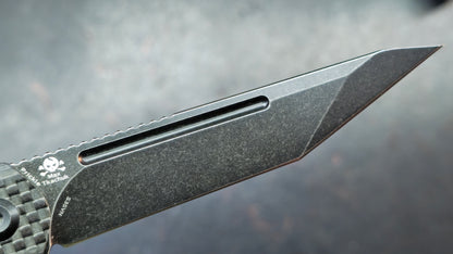 Kansept Prickle Front Flipper Carbon Fiber/SS 3.53" CPM-S35VN
