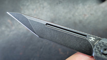 Kansept Prickle Front Flipper Carbon Fiber/SS 3.53" CPM-S35VN