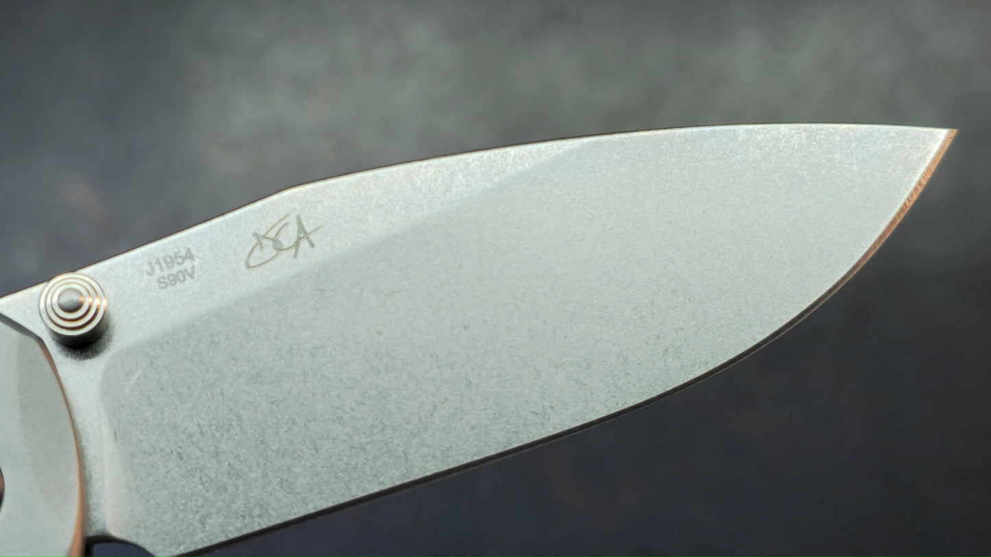 CJRB Maximal Gray Titanium Handle S90V