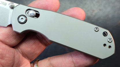 CJRB Maximal Gray Titanium Handle S90V