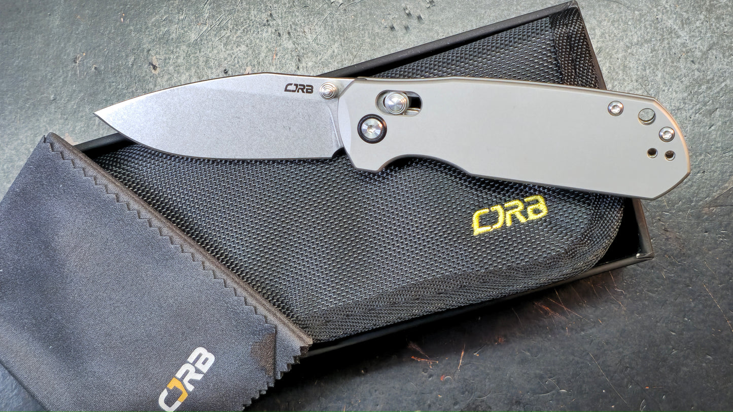 CJRB Maximal Gray Titanium Handle S90V