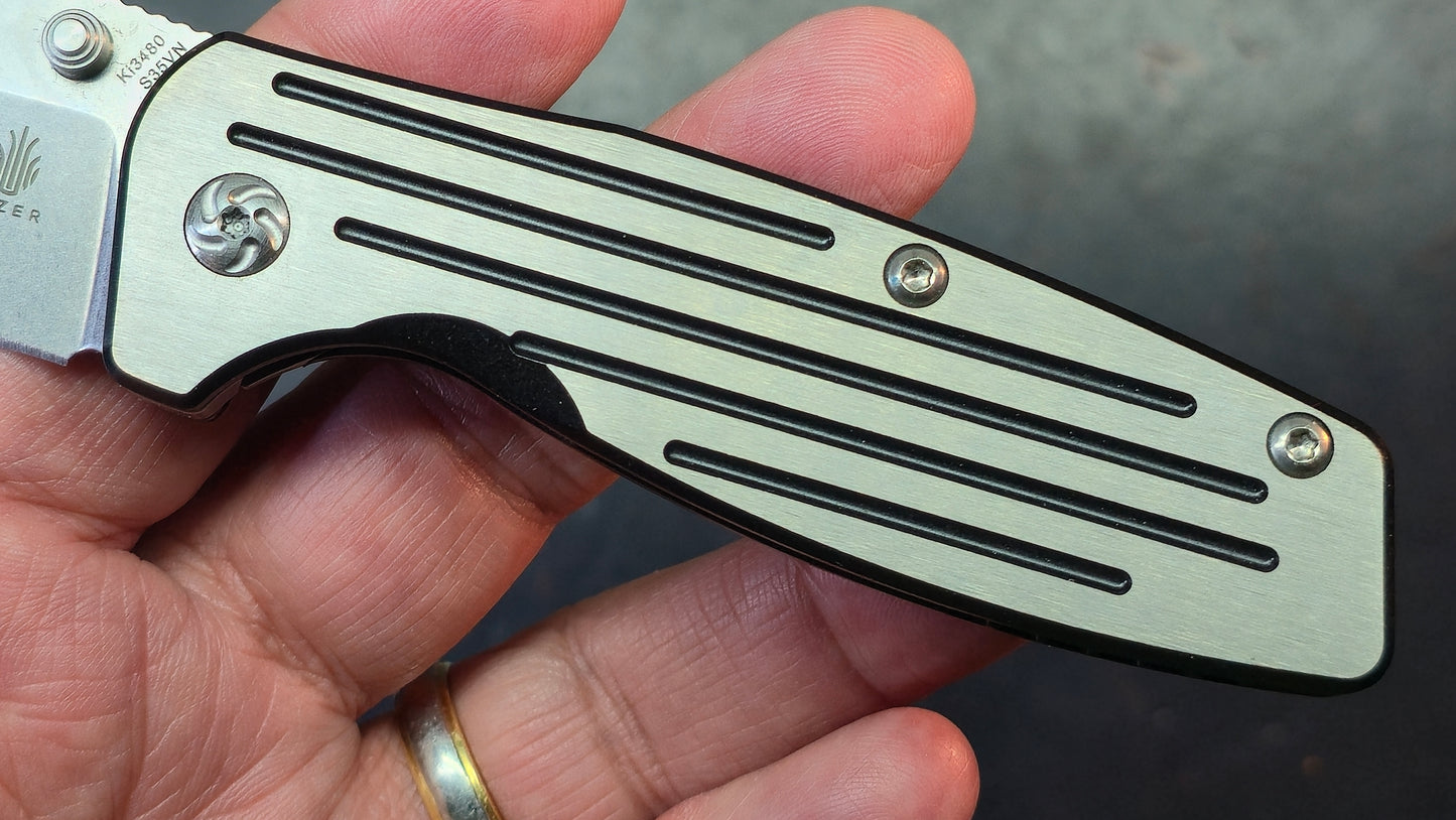 Kizer/Pinkerton Rogue Frame Lock Titanium S35VN