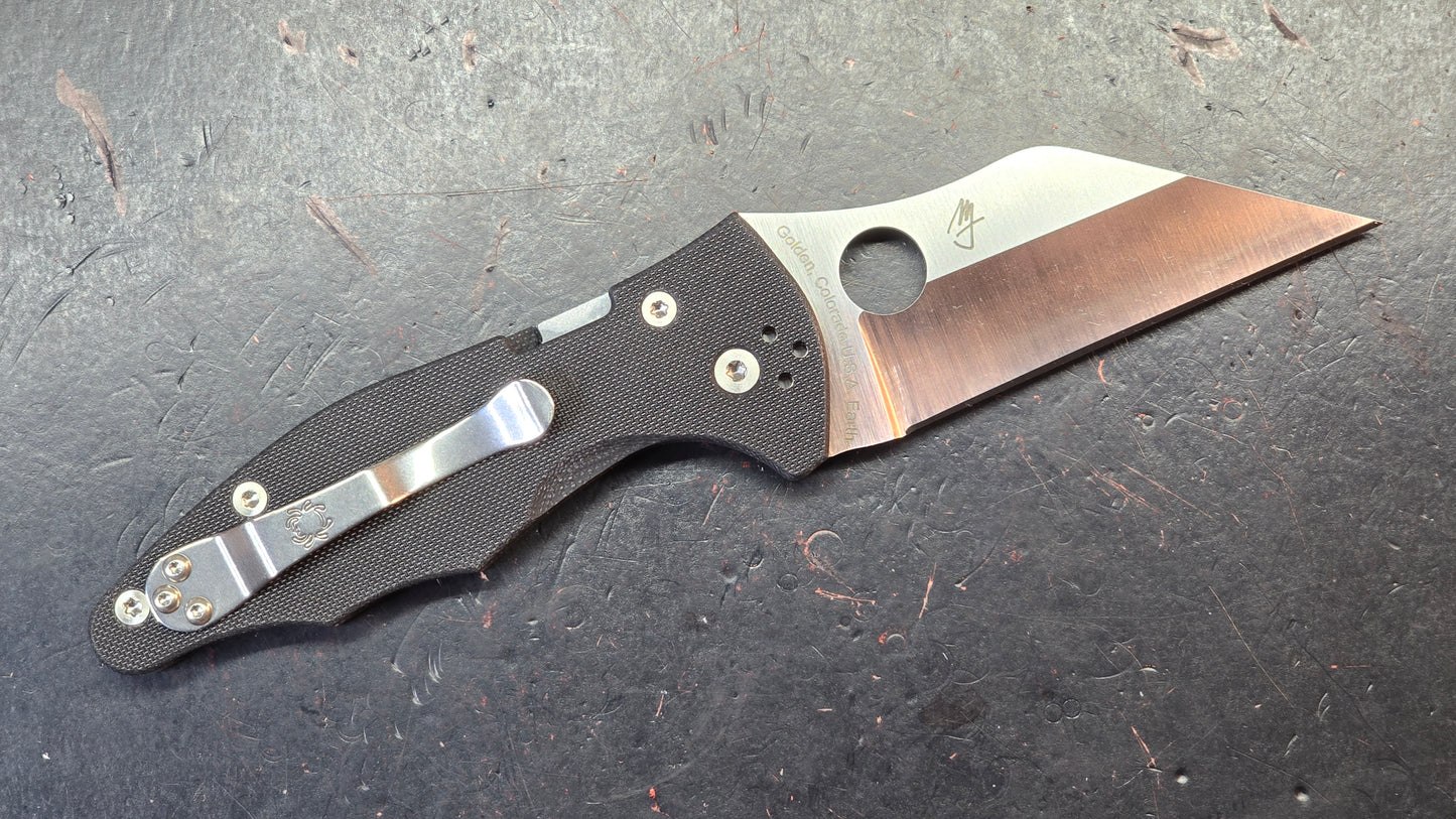 Spyderco Yojimbo 2 Black G10 Handle S30V