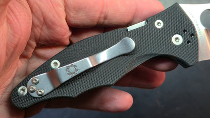 Spyderco Yojimbo 2 Black G10 Handle S30V