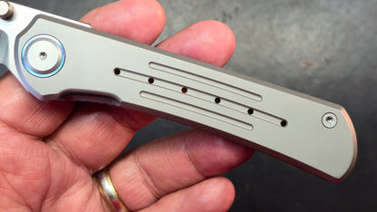 Maxace Peregrine II Folding Knife Sandblast Titanium Handle M390