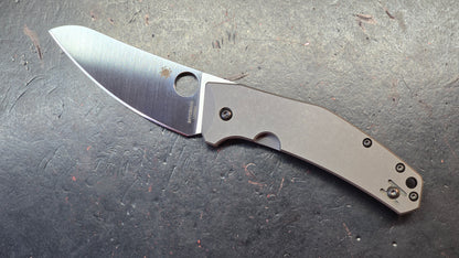 Spyderco SpydieChef Titanium Handle LC200N Blade