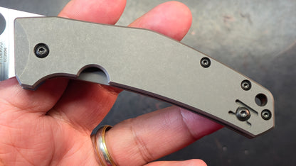 Spyderco SpydieChef Titanium Handle LC200N Blade