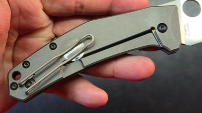 Spyderco SpydieChef Titanium Handle LC200N Blade