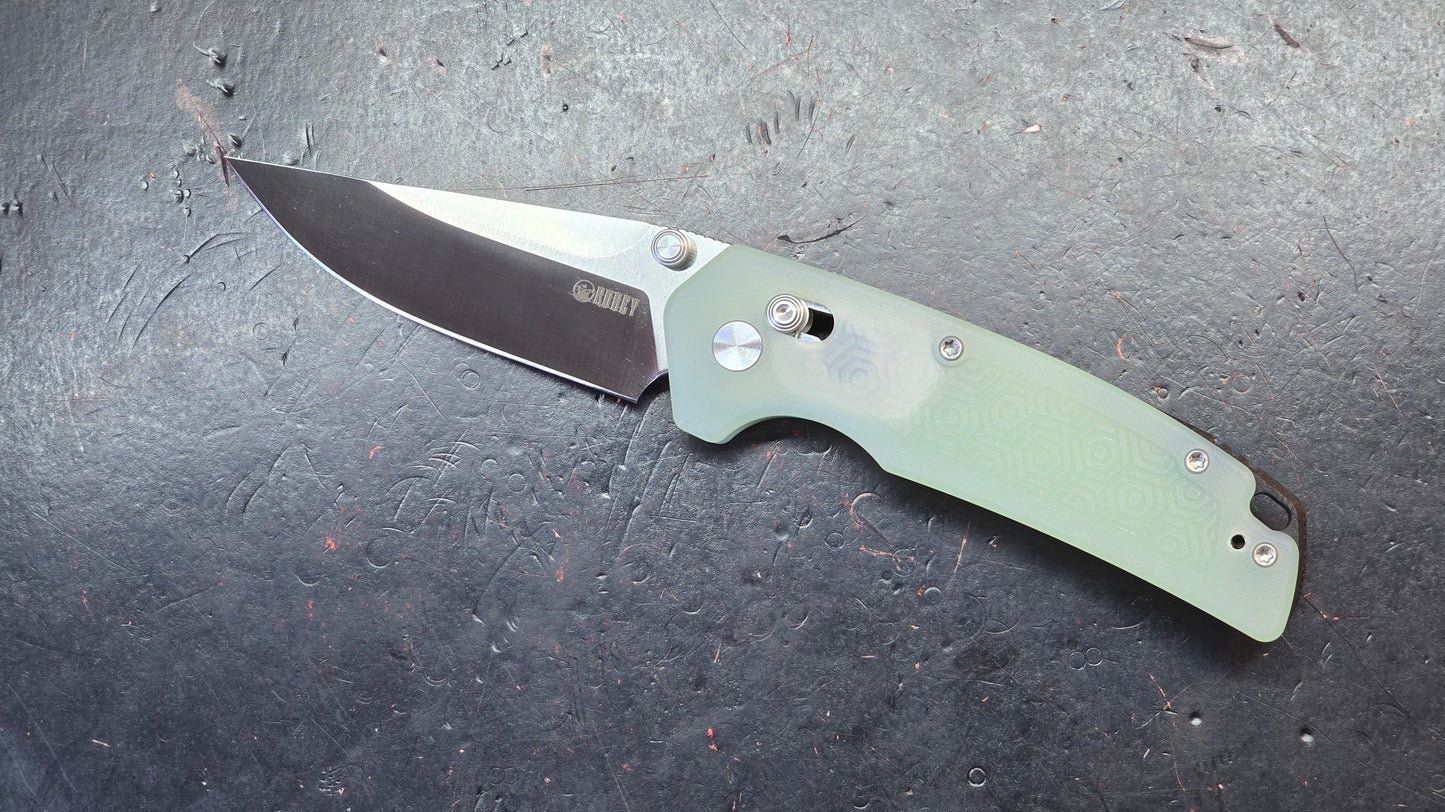 Kubey Geri Jade G10 Handle 14C28N