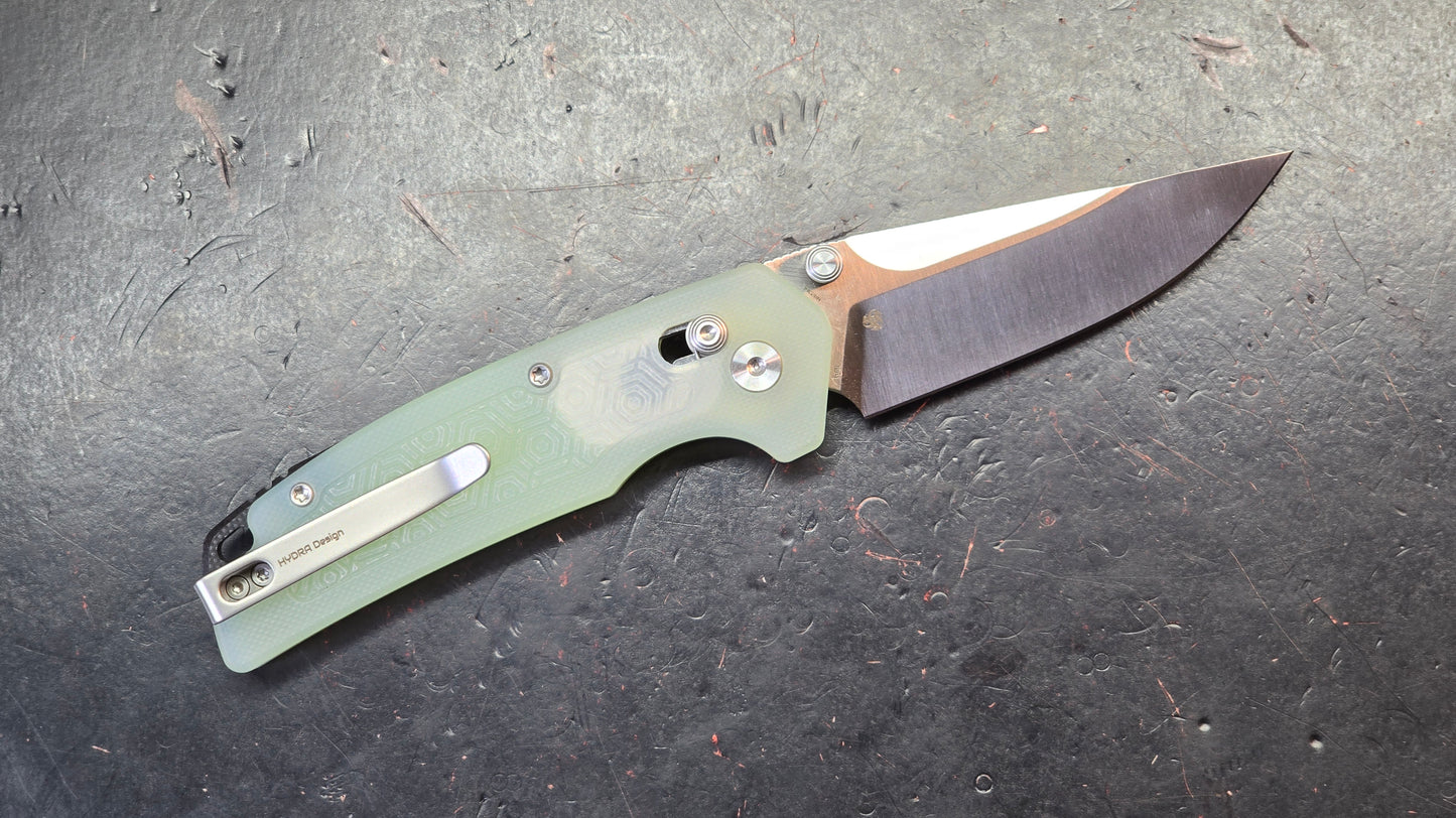Kubey Geri Jade G10 Handle 14C28N