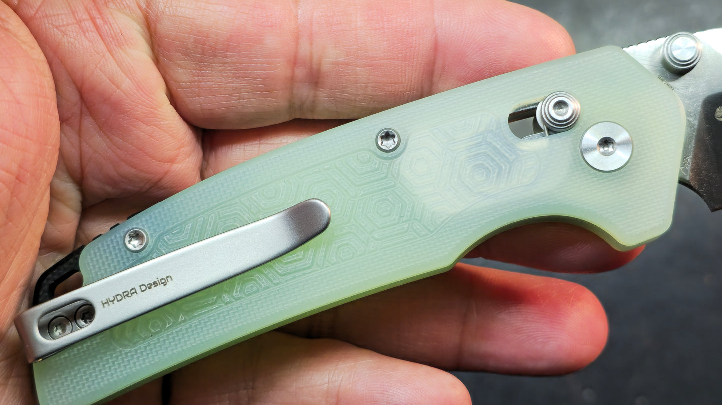 Kubey Geri Jade G10 Handle 14C28N