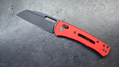 Defcon TD023RD Red Aluminum Handle 14C28N Reverse Tanto