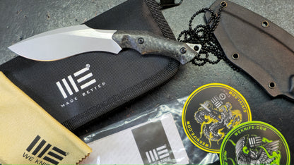 We Knife Vaquita neck knife 807A Carbon Fiber S35VN Full tang blade